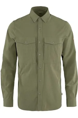 Fjällräven Fjallraven 87935-622 Abisko Trekking Shirt M Shirt Homme Light Olive Taille XL