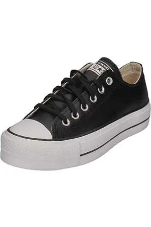 Converse Femme Ctas Lift Clean Ox 561680c Baskets, Black, 37 EU