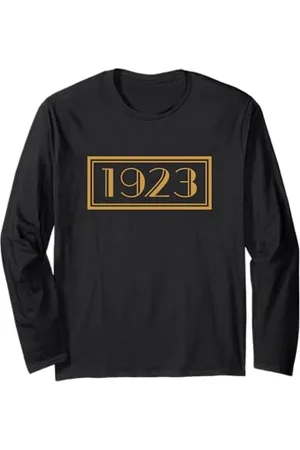 Champion Série 1923 Yellowstone Season Graphic Artwork Gold Fan Manche Longue