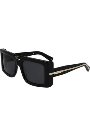 Salvatore Ferragamo SF2032S Sunglasses, Black, 55 Unisex