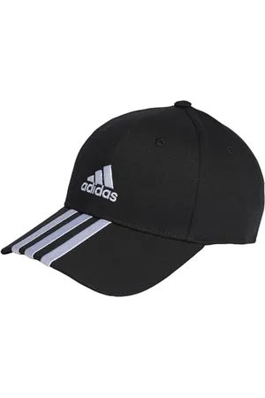 adidas Mixte 3-Stripes Cotton Twill Baseball Cap, , XS