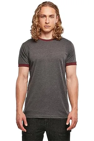 Build Your Brand Ringer Tee T-Shirt, , XL Homme