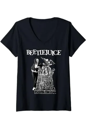 BEETLEJUICE Femme Scène de cimetière Art d