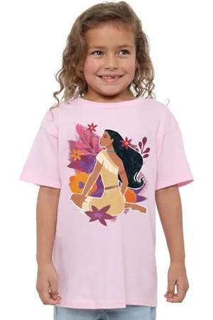Disney Mandarin creative ltd Pocahontas Flowers Girls T Shirt, , 9-10 Ans Fille