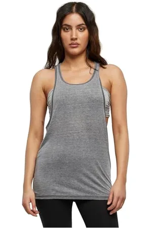 Urban classics Femme Ladies Loose Burnout Tanktop T shirt de sport, , 36 EU