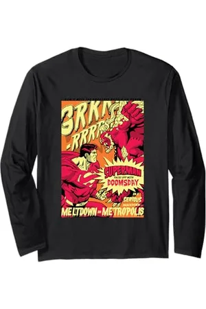 DC Comics Originals Superman Face Off With Doomsday Manche Longue