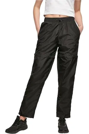Urban classics Femme Pantalon en Nylon À Fermeture Éclair Shiny Crinkle pour Femme Pantalon de survêtement, , M