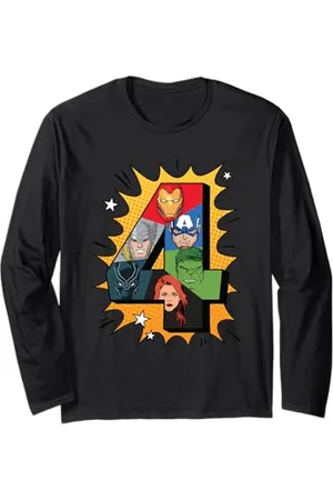 Marvel Comics 4 Anniversaire Manche Longue