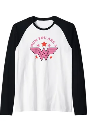 DC Comics Originals My Mum Is Wonder Woman Manche Raglan