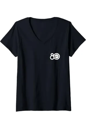 Barbie Femme - Groupe 80e anniversaire T-Shirt avec Col en V