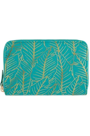 DRAEGER PARIS 1886 DRAEGER PARIS - Portefeuille - 15 x 2,5 x 9,5 cm - Vert/Doré - Zippé - Accessoire, Mode, Fashion, Tendance - Idée Cadeau Amis, Famille, Fête Des Mères, Copine