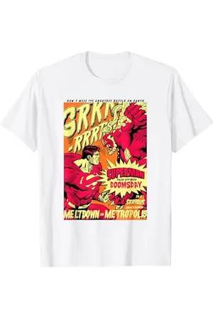 DC Comics Originals Superman Face Off With Doomsday T-Shirt