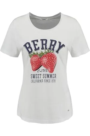 Key Largo KEYLARGO WT Berry Round T-Shirt, Blanc (1000), XL Femmes
