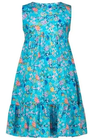 Salt & Pepper BY KIDS PARK Girls Summer Dress Flowers Robe décontractée, , 110 Mixte