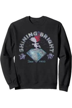 Peanuts Cadeaux de Noël Snoopy Shining Bright 1950 Classique Vintage 90s Sweatshirt