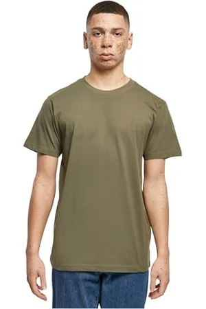Build Your Brand T- Shirt Round Neck Homme, Vert , 4XL