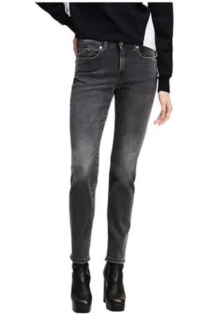 Karl Lagerfeld Mid Rise Slim Denim Jeans, , 31W x 32L Femmes