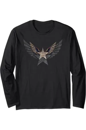 Marvel Captain America Wings Star Brave New World Manche Longue
