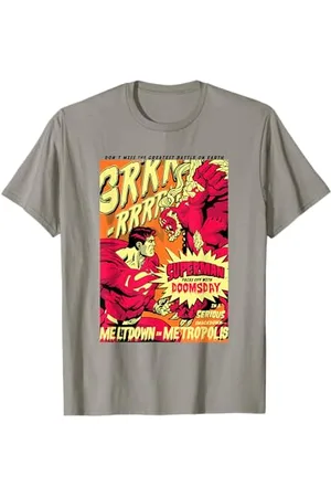 DC Comics Originals Superman Face Off With Doomsday T-Shirt