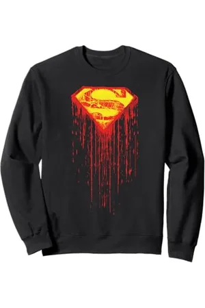DC Comics Originals Pochoir Superman Urban Logo Graffiti Supergirl Superwoman Sweatshirt