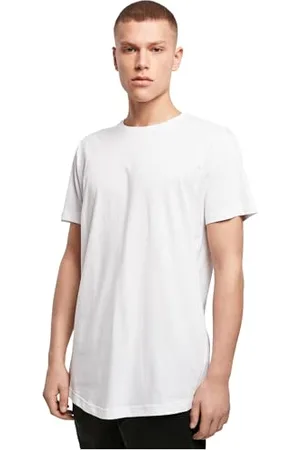 Build Your Brand Shaped Long Tee T-Shirt, , S Homme
