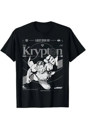 DC Comics Originals Mème iconique de Superman Metropolis Krypton Classic Jim Lee Grunge T-Shirt
