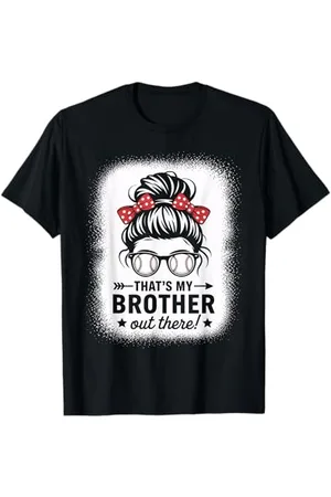 Family 365 Tenue de jeu Baseball Sister Thats My Brother There T-Shirt