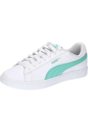 PUMA Mixte Enfant Rickie Classic Jr, Menthe Blanche, 37.5 EU