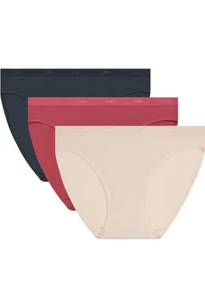 Dim Femme Les Pockets Eco Coton Confortable X3 Culotte, , L EU