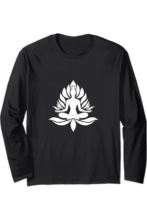 Tshirt Shirt T-Shirt Pullover Hoodie Sweater Style #snirt Yoga T-shirt à capuche Motif méditation Pilates Housse Manche Longue