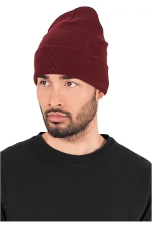 Flexfit Mixte Heavyweight Long Beanie Maroon One Size Casquette, , Taille unique EU