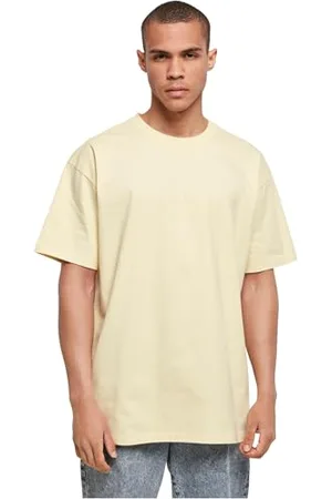 Build Your Brand By102-Heavy Oversize Tee T-Shirt, Jaune Soft, XL Hommes
