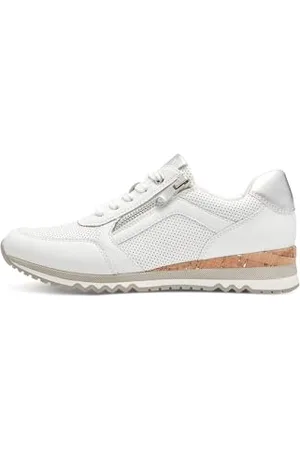 Marco Tozzi Femme Damen, Sneaker, Feel ME Fußbett,Wechselfußbett, weiches Innenfutter, Vegan, 2-23782-41 Baskets Basses, , 42 EU