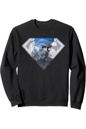 DC Comics Originals Logo urbain de Superman, Jim Lee, Metropolis Street, icône de bande dessinée Sweatshirt
