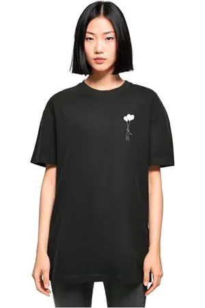 Merchcode Mp0008451-ladies Love in The Air Oversized Boyfriend Tee T-Shirt, , XL Femmes