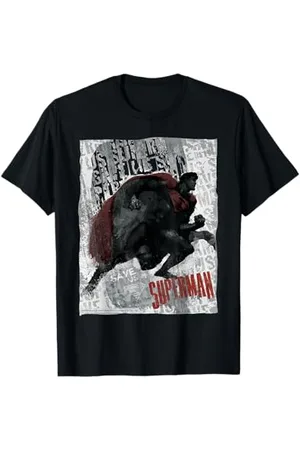 DC Comics Originals Superman Urban Save Us Iconic Grunge Pochoir Sick Street Art T-Shirt