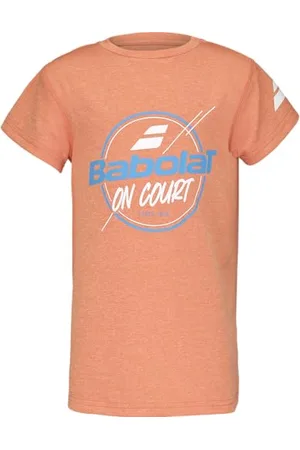 Babolat Tee-Shirt Graphique garçon modèle Exercise Tee Shirt, Taille 12-14 Ans, , Manches Courtes, col Rond, 100% Coton, idéal pour Le Sport et Les Loisirs