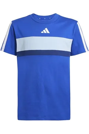 adidas Mixte Enfant Seasonal Essentials TIBERIO 3 Stripes T-Shirt, , 11-12 Years