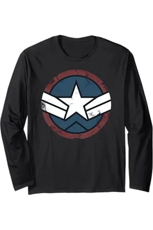 Marvel Captain America Brave New World Comic Logo Manche Longue
