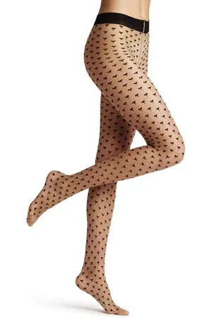 Falke Darling W TI weiches Material gemustert 1 Stück, Collants Femme,