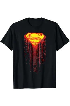DC Comics Originals Pochoir Superman Urban Logo Graffiti Supergirl Superwoman T-Shirt