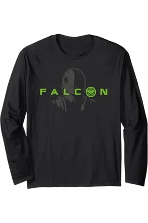 Marvel Falcon Captain America Superhero Manche Longue