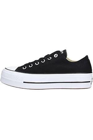 Converse 560250C Chaussures Plates Noir Noir Chaussures de Baskets à Lacets pour Femmes 38