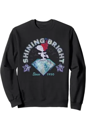 Peanuts Cadeaux de Noël Snoopy Shining Bright 1950 Classic Sparkle Années 90 Sweatshirt