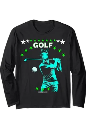 WOAH MANATEE Un cheval de golf – Animaux de golf amusants Manche Longue