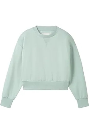 TOM TAILOR 1044240 Maillot de survêtement, 10884-Vert fumé, 140 Fille