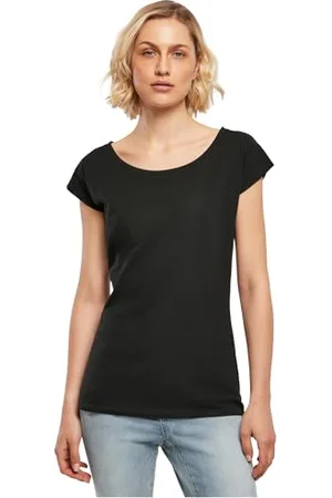 Build Your Brand Femme Bb013-ladies Wide Neck Tee T-Shirt, , XXL EU