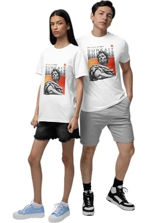 REPUBLIC OF CALIFORNIA URCTS017-L-WH T-Shirt, , L Unisex