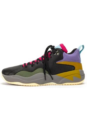 Brand Black BRANDBLACK Mixte Villain Basket, Noir-Violet, 48 EU