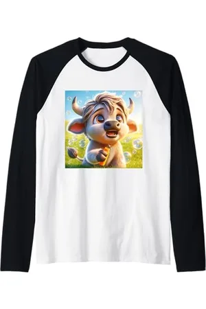 Steampunk Cool Vintage Creations Fantasy Baby Bull Fleurs Manche Raglan